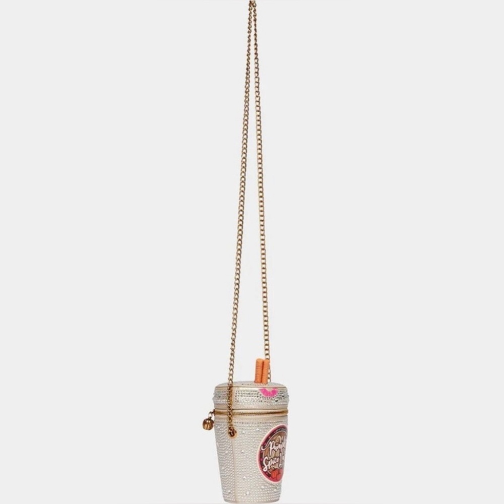 NWT Betsey Johnson Kitsch Spice Spice Baby Crystal Sm Crossbody Limited Edition - Picture 4 of 9